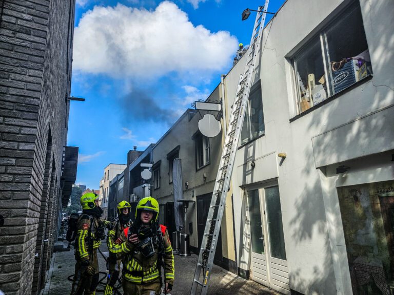 Brand in keuken van Cafe Piusplein Tilburg