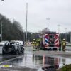 Auto brand uit na ongeval met bestelbus Ringbaan West Tilburg