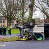 Grote ravage na eenzijdig ongeval Ringbaan Zuid Tilburg