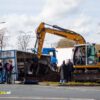 Trailer met aardappels gekanteld Zevenheuvelenweg Tilburg