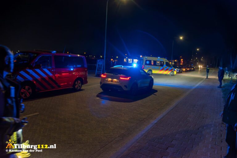 Ongeval bij een incident aan Raamsdonk.