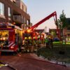 Dodelijk slachtoffer bij grote woningbrand in appartementencomplex Raamsdonksveer