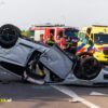 Auto slaat meerdere keren over de kop, bestuurder zwaargewond N261 Sprang-Capelle