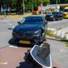 Auto ramt stoplicht na kop staart botsing Bredaseweg Tilburg