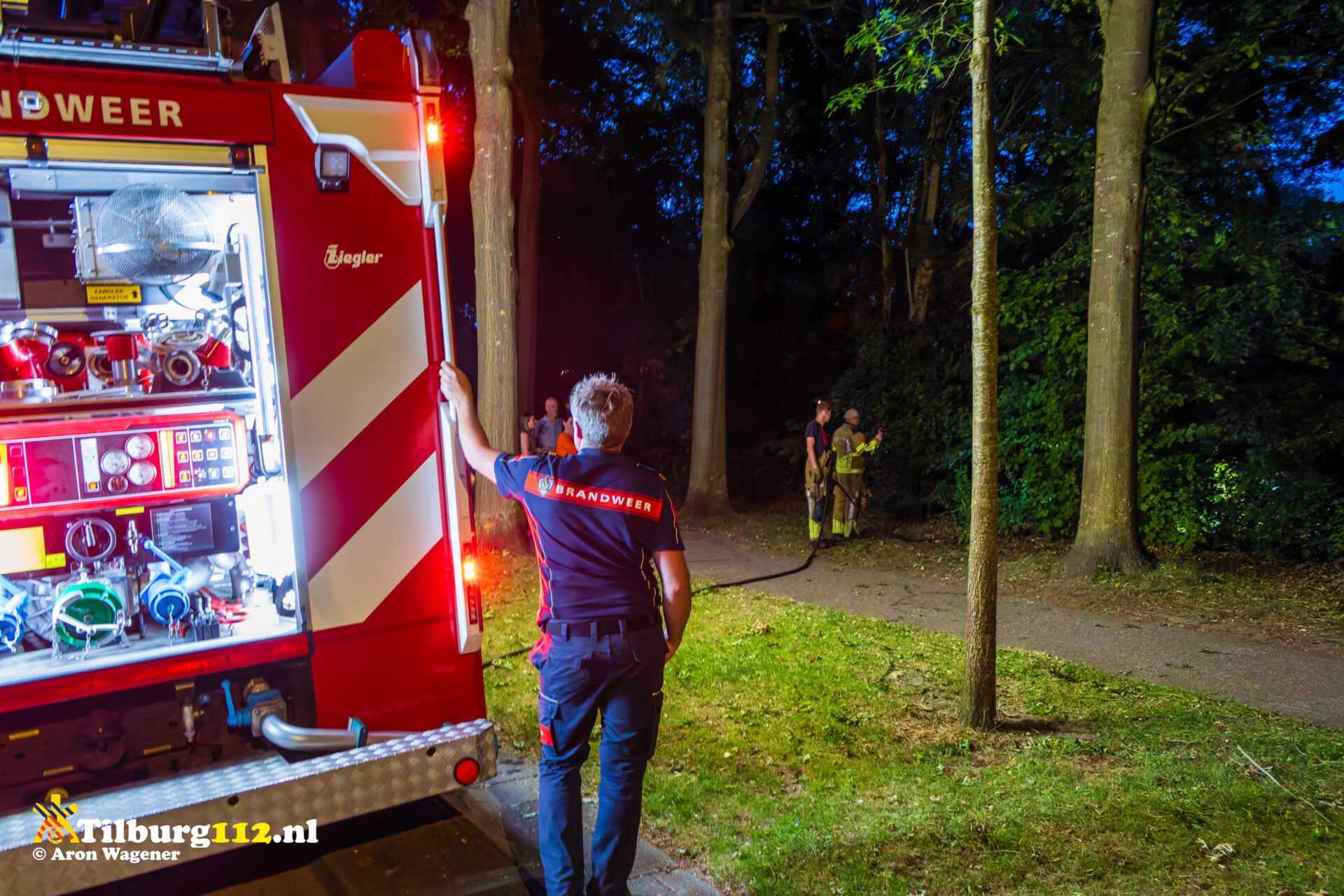 Fatbikers steken buitenbrand aan en ontsnappen