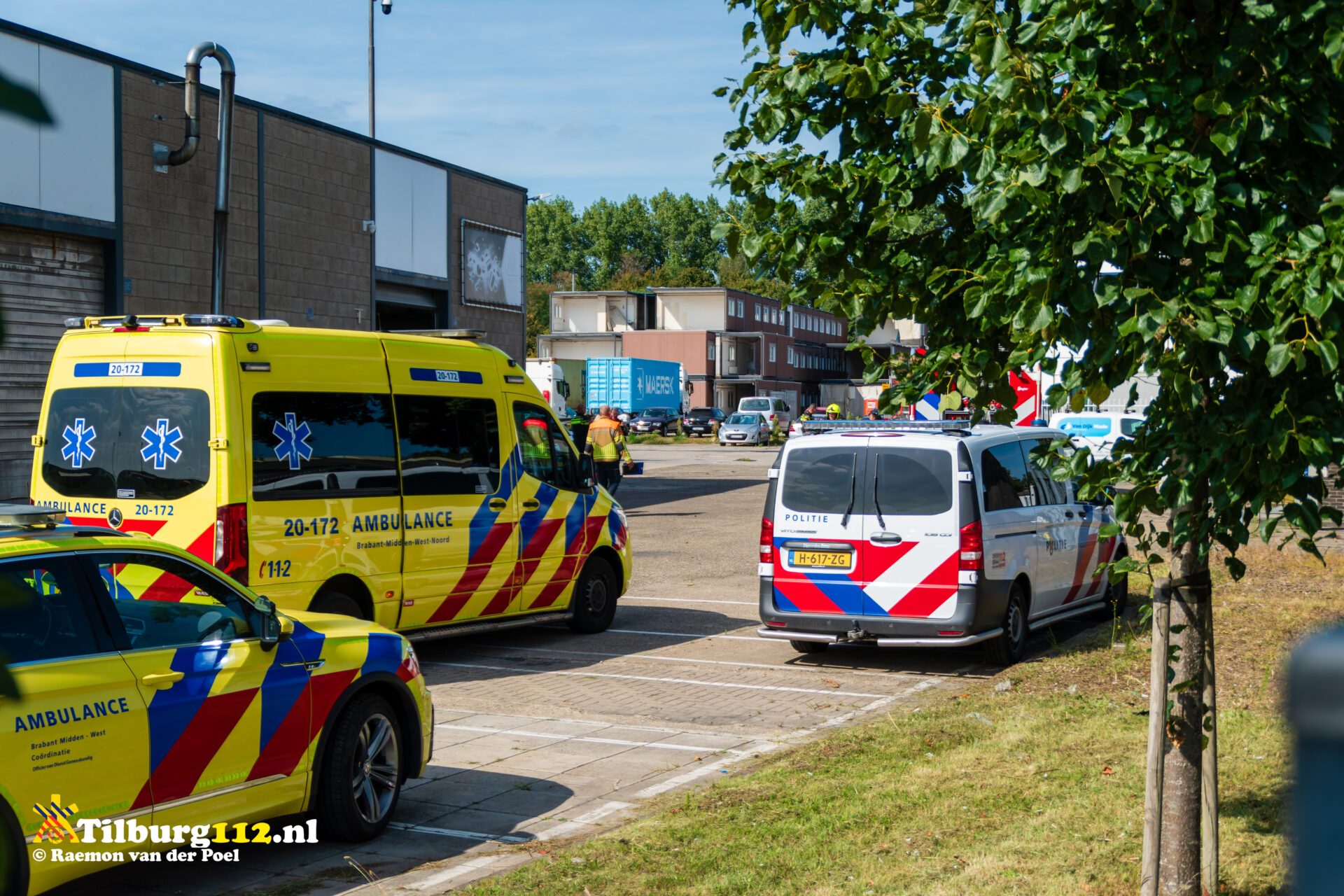 Twee gewonden na explosie in meterkast Havenweg Oosterhout