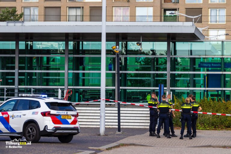 Ongeval bij een incident aan Tilburg.