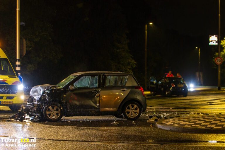 Ongeval bij een incident aan Tilburg.