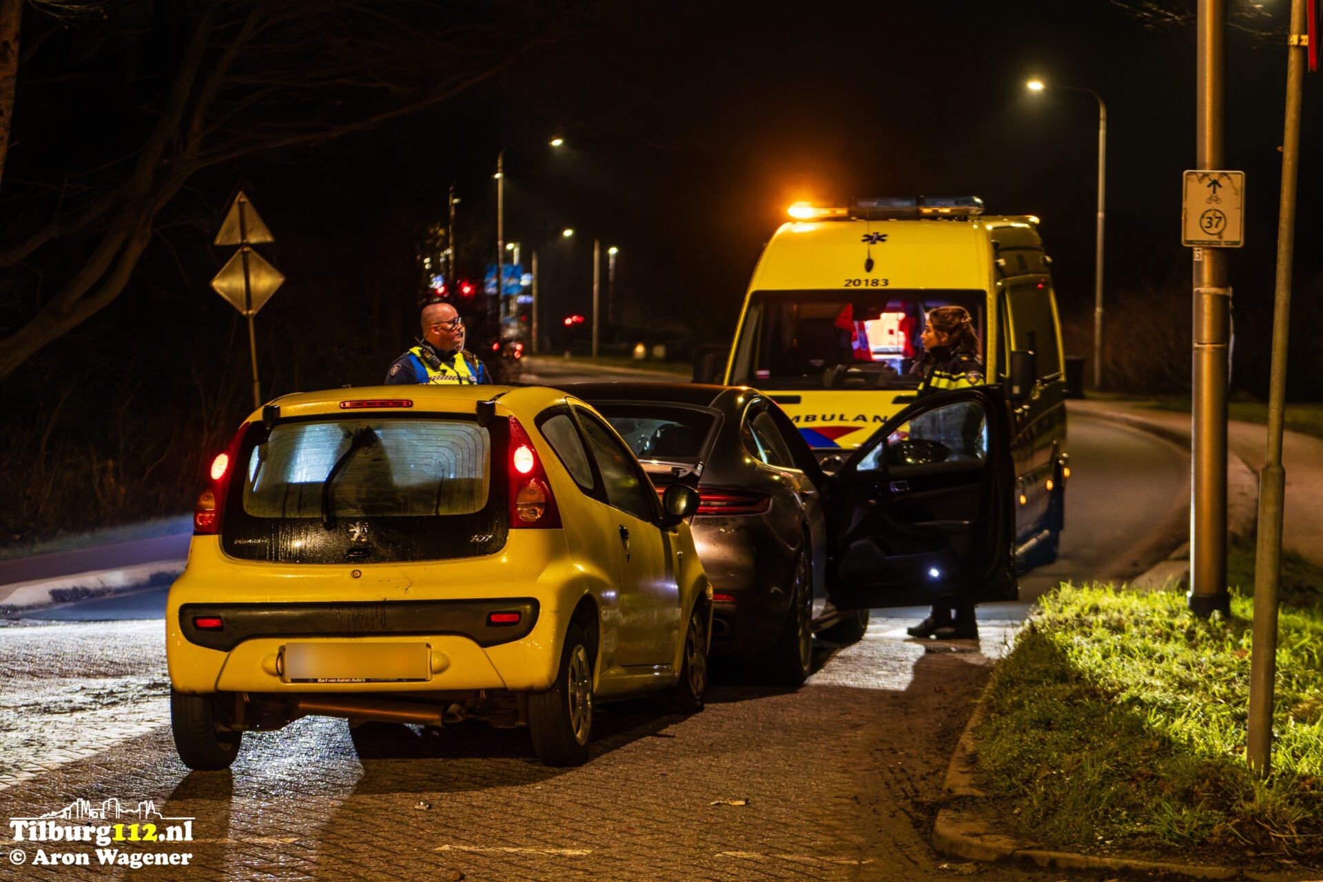 Dure Porsche betrokken bij ongeval