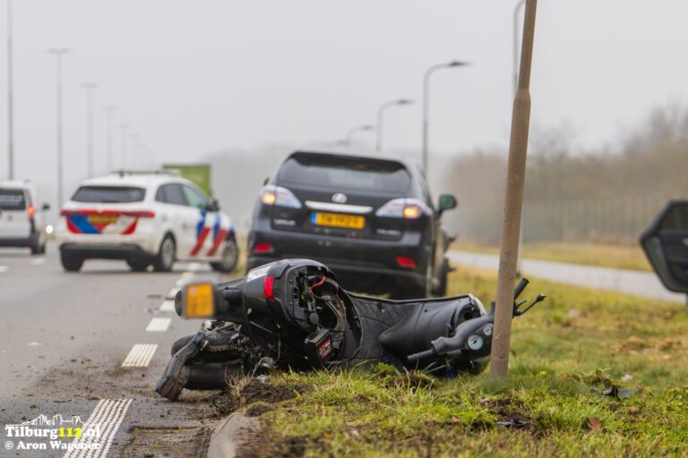 Ongeval bij een incident aan Tilburg.