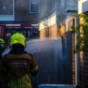 Schuur verwoest door brand in gasfles Azuurweg Tilburg