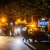 Vijf jongeren gewond na botsing tegen paal, politie onderzoekt ongeval Ringbaan Noord Tilburg