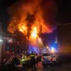 Brand bij een incident aan Rijen.