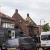 Brand bij een incident aan Rijen.
