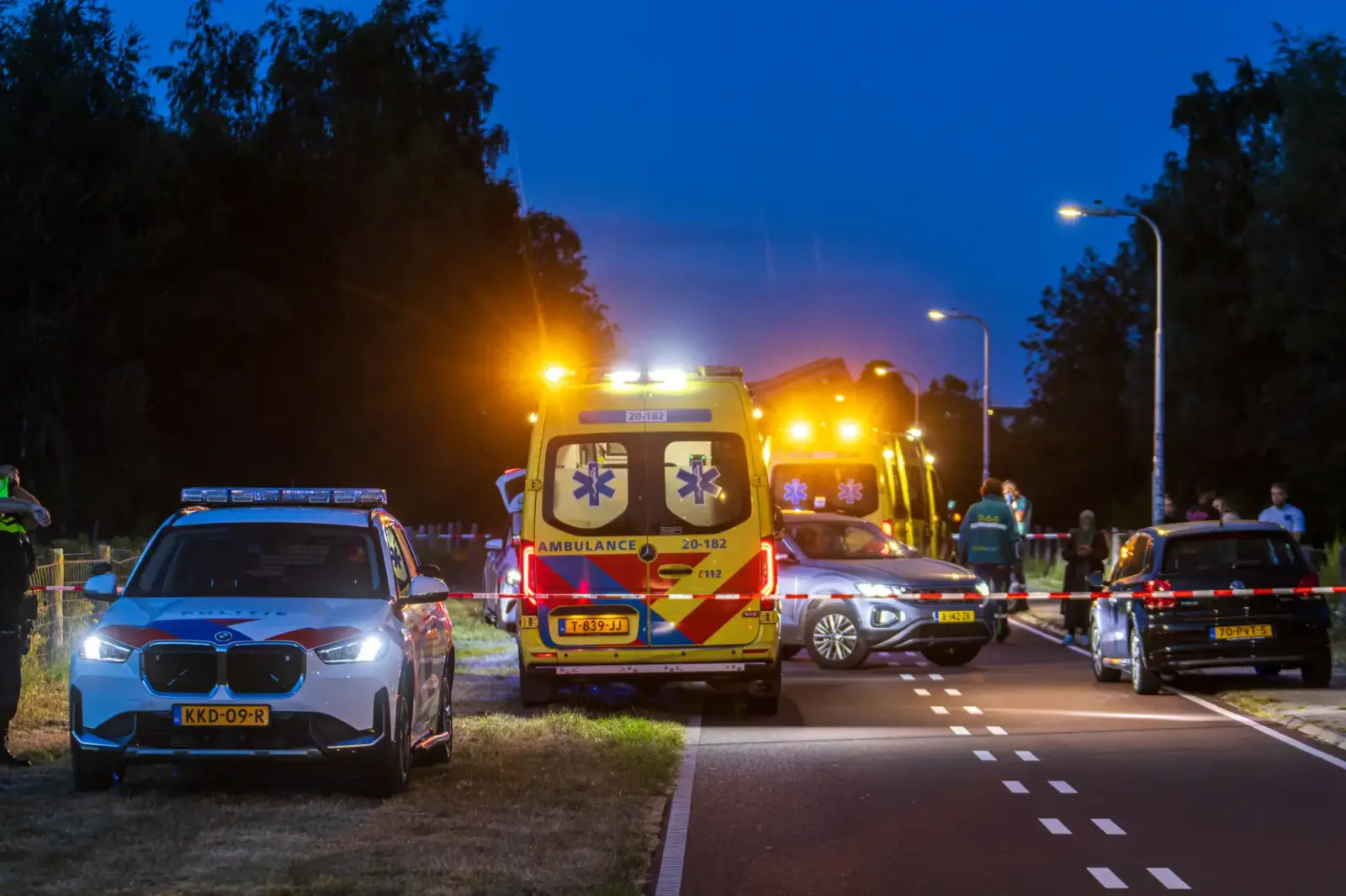 Ongeval bij een incident aan Oostburgpad, Tilburg.