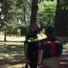 Brand bij een incident aan Oosterhout.