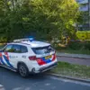 Hulpdiensten bij een incident aan Tilburg.
