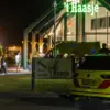 Hulpdiensten bij een incident aan Oosterhout.