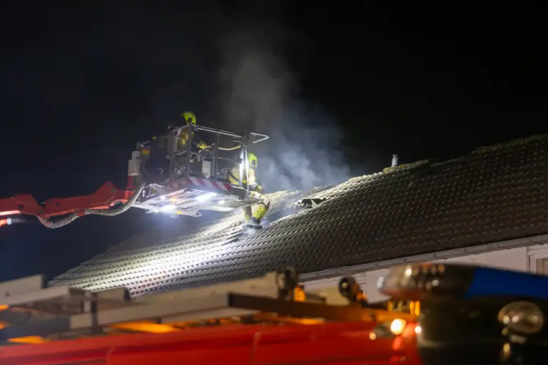 Brand bij een incident aan Oosterhout.