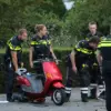 Hulpdiensten bij een incident aan Tilburg.