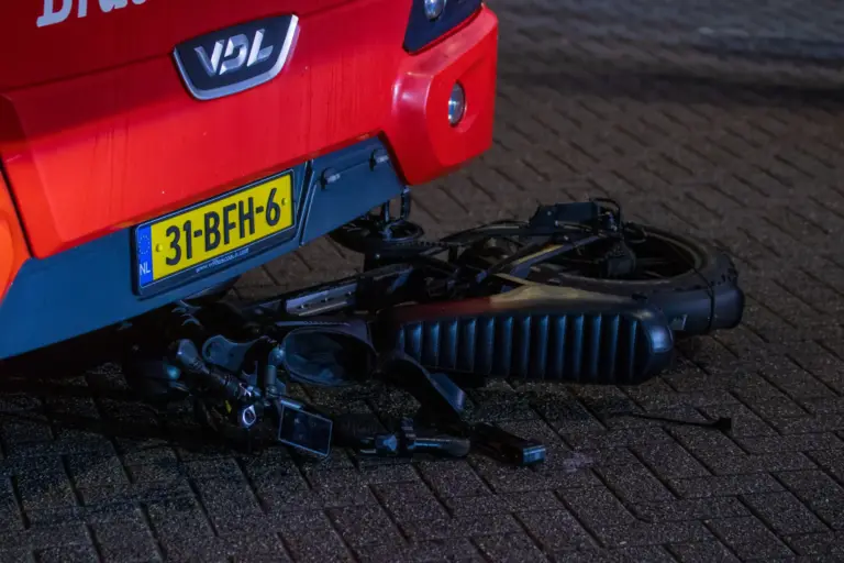 Ongeval bij een incident aan Tilburg.